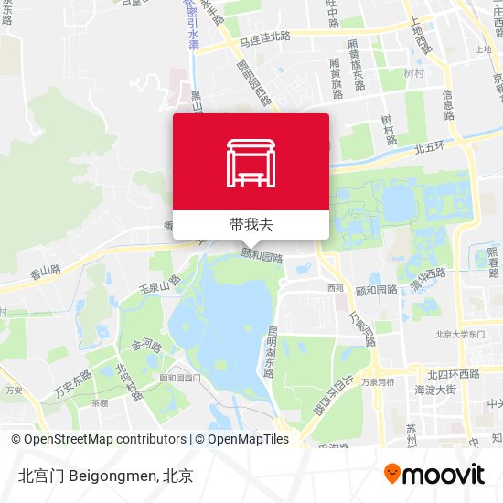 北宫门 Beigongmen地图