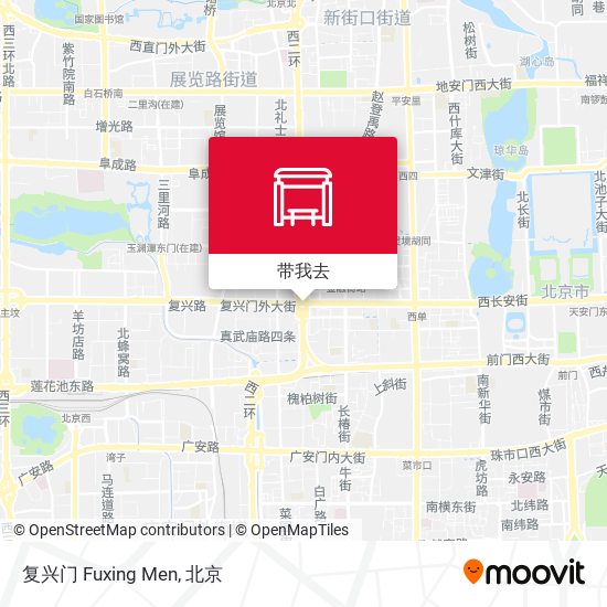 复兴门 Fuxing Men地图