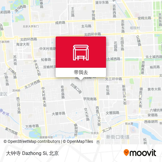 大钟寺 Dazhong Si地图