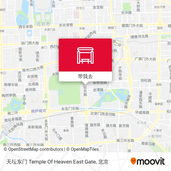 天坛东门 Temple Of Heaven East Gate地图