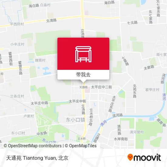 天通苑 Tiantong Yuan地图