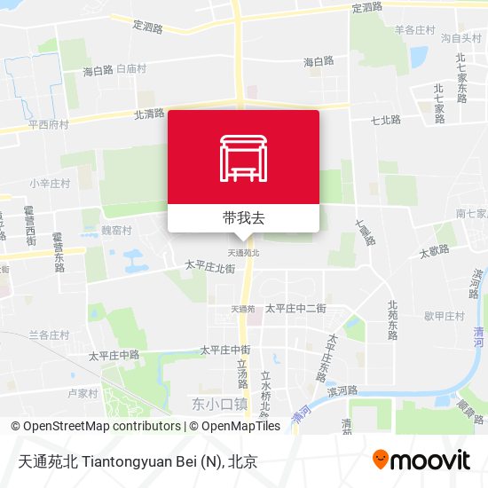 天通苑北 Tiantongyuan Bei (N)地图