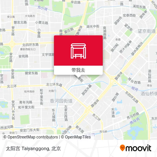 太阳宫 Taiyanggong地图
