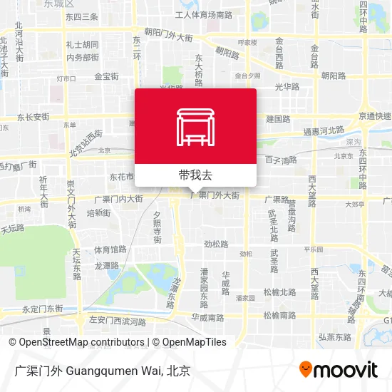 广渠门外 Guangqumen Wai地图