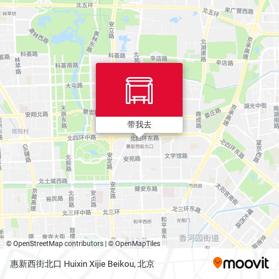 惠新西街北口 Huixin Xijie Beikou地图