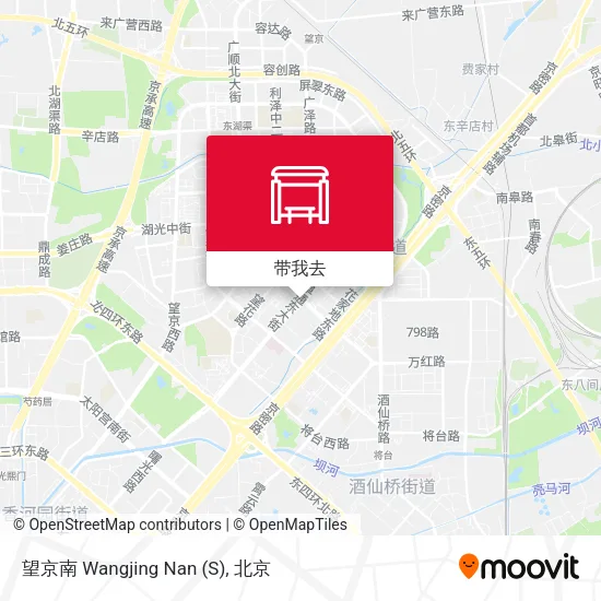 望京南 Wangjing Nan (S)地图