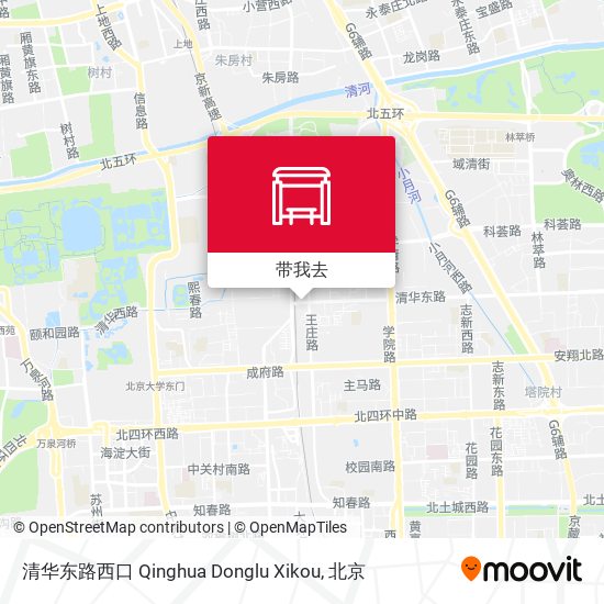 清华东路西口 Qinghua Donglu Xikou地图