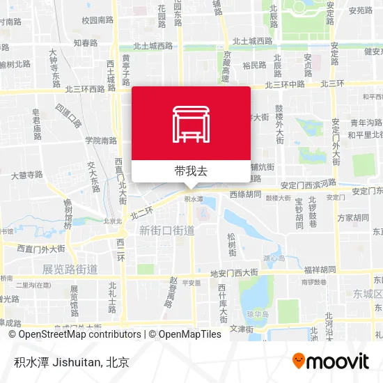 积水潭 Jishuitan地图