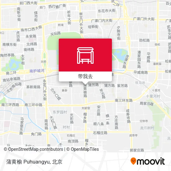 蒲黄榆 Puhuangyu地图