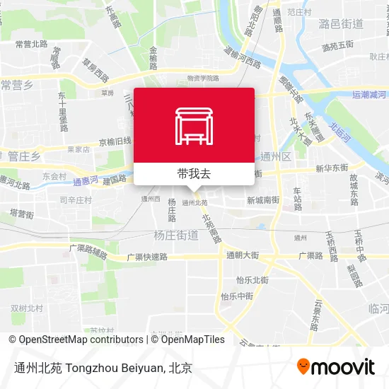 通州北苑 Tongzhou Beiyuan地图