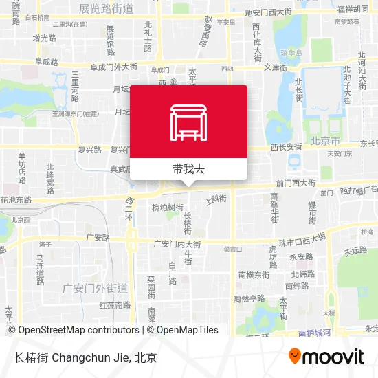 长椿街 Changchun Jie地图