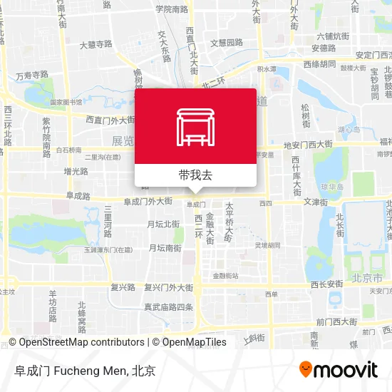 阜成门 Fucheng Men地图