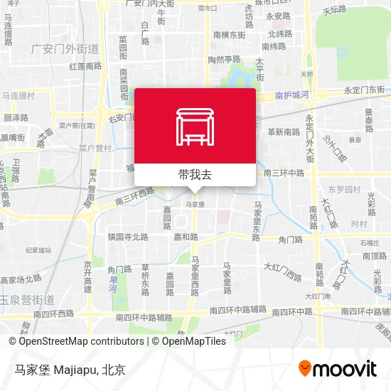 马家堡 Majiapu地图