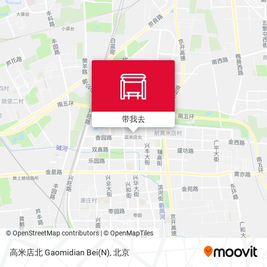 高米店北 Gaomidian Bei(N)地图