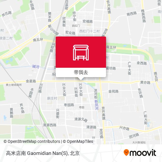 高米店南 Gaomidian Nan(S)地图
