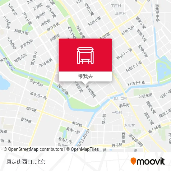 康定街西口地图