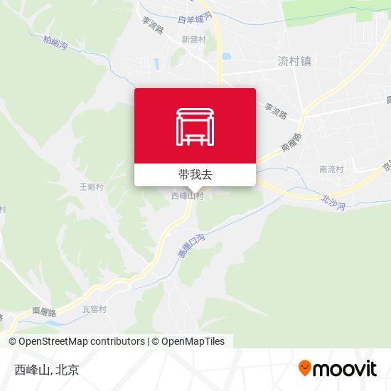 西峰山地图