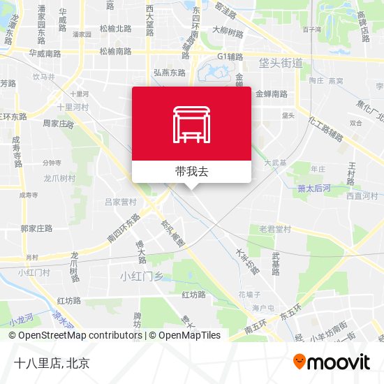 十八里店地图