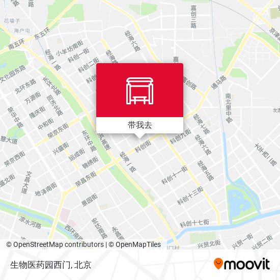 生物医药园西门地图