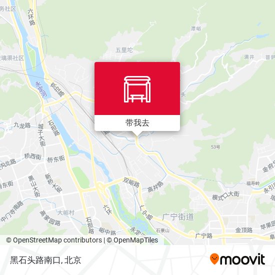 黑石头路南口地图
