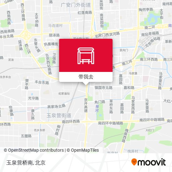 玉泉营桥南地图