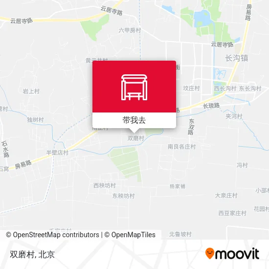 双磨村地图
