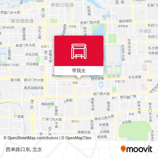 西单路口东地图