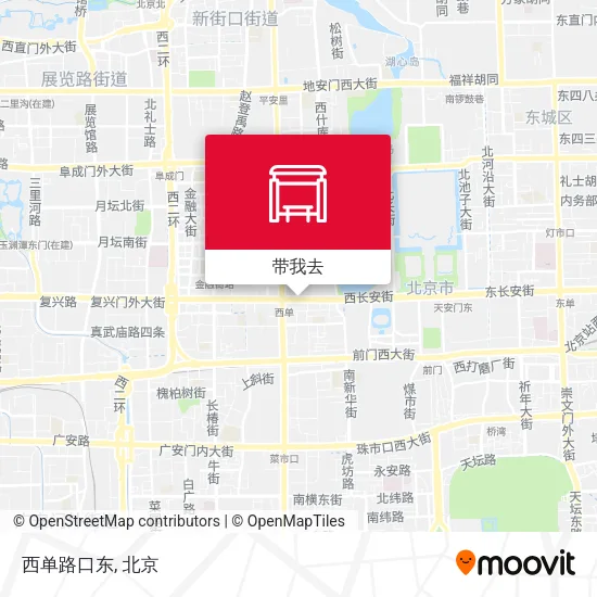 西单路口东地图