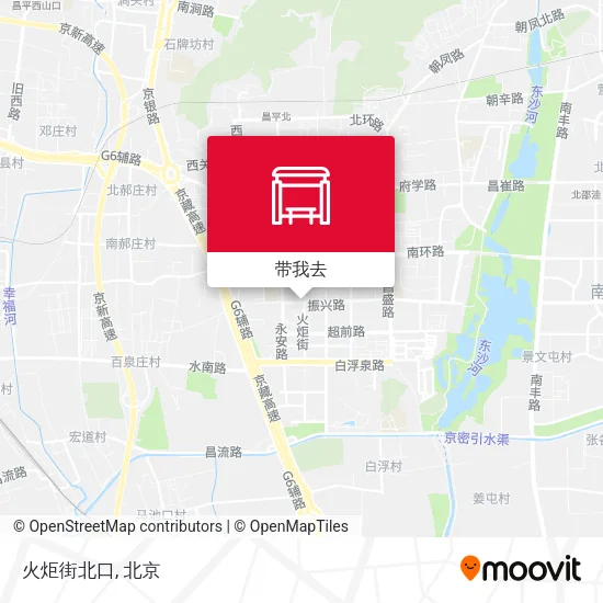 火炬街北口地图