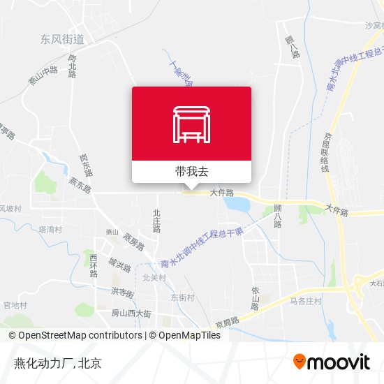 燕化动力厂地图