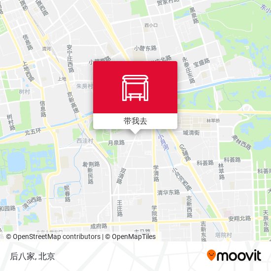 后八家地图