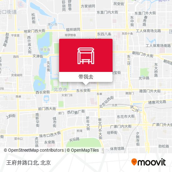 王府井路口北地图