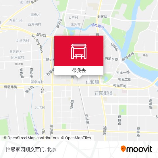 怡馨家园顺义西门地图