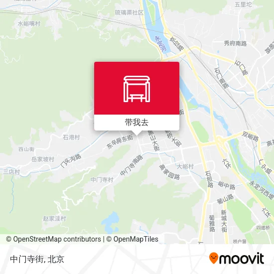 中门寺街地图