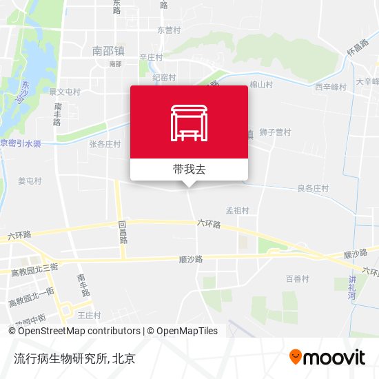 流行病生物研究所地图
