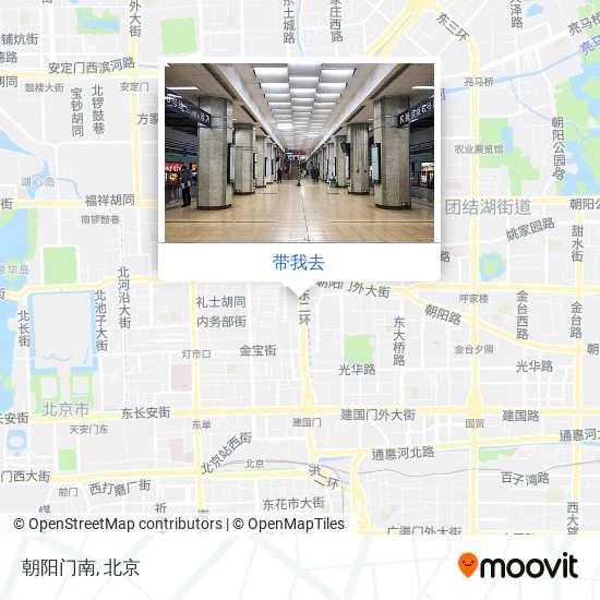 朝阳门南地图
