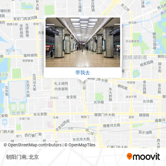 朝阳门南地图