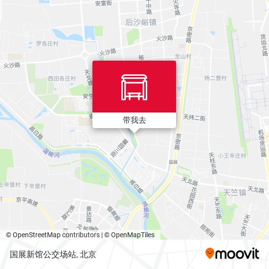 国展新馆公交场站地图