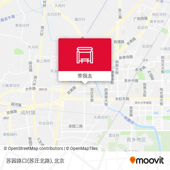苏园路口(苏庄北路)地图