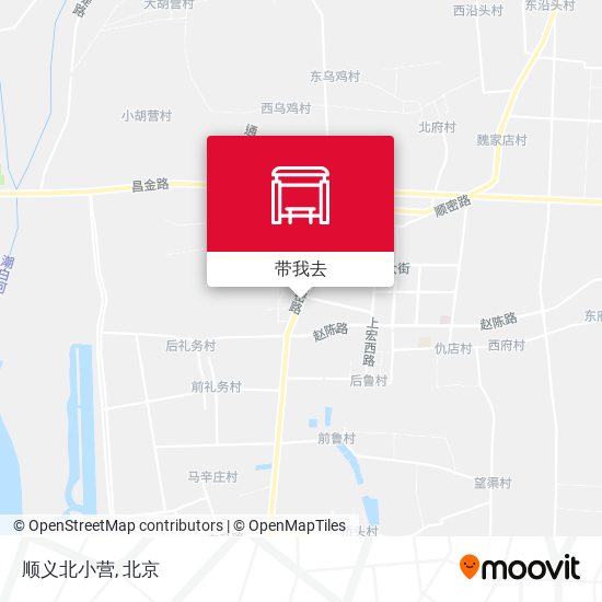 顺义北小营地图