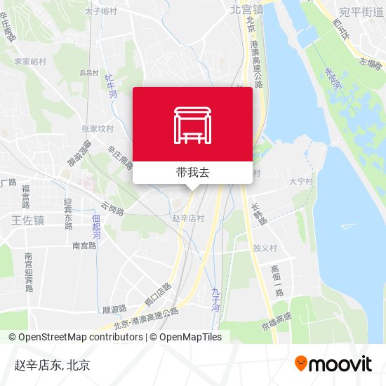 赵辛店东地图