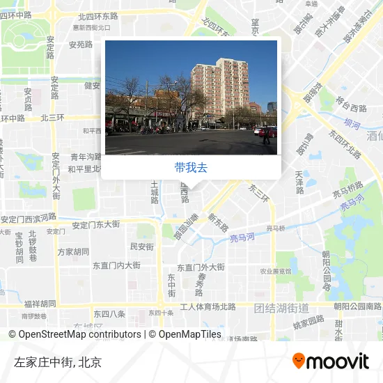 左家庄中街地图