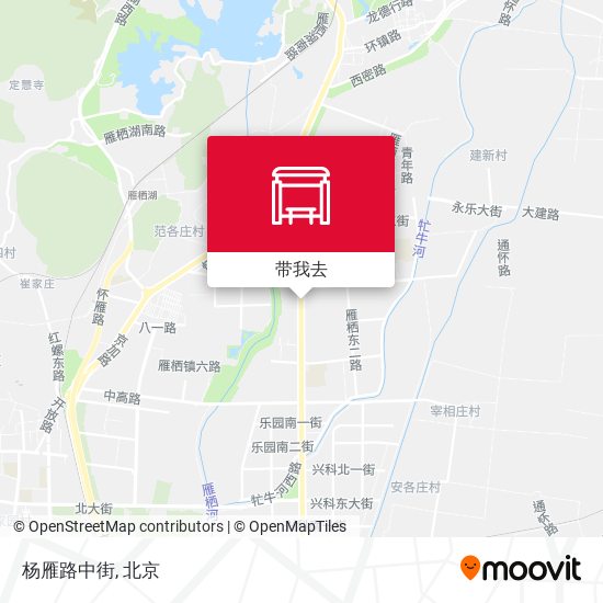 杨雁路中街地图