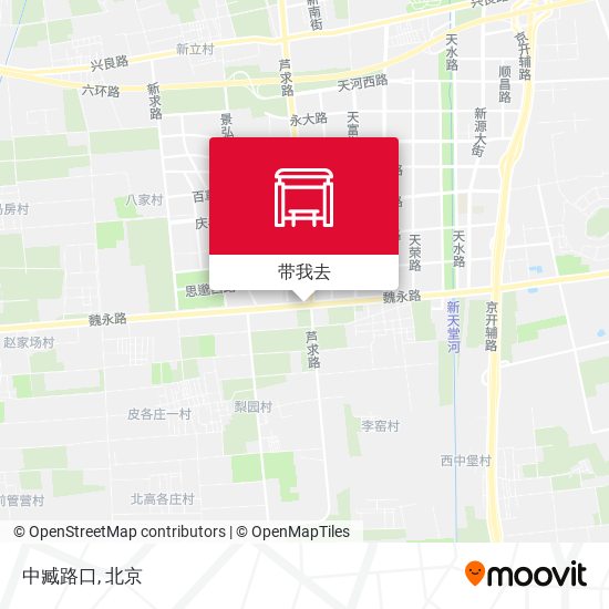 中臧路口地图