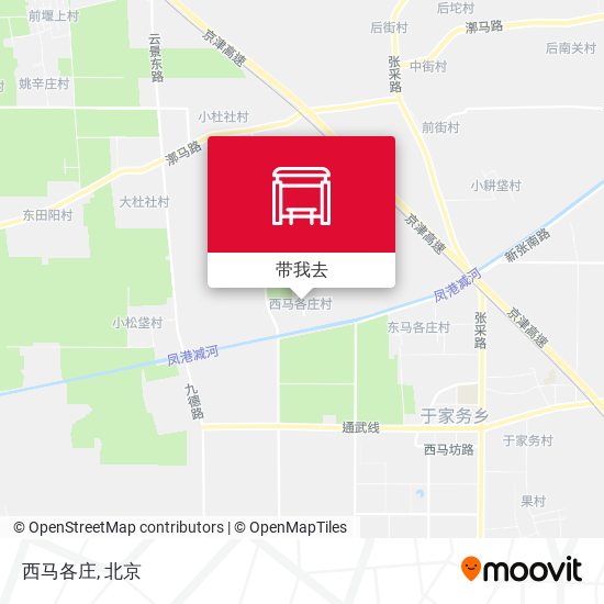西马各庄地图