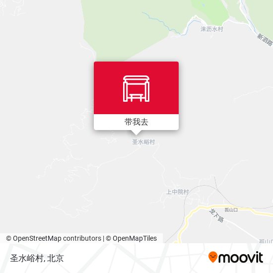 圣水峪村地图