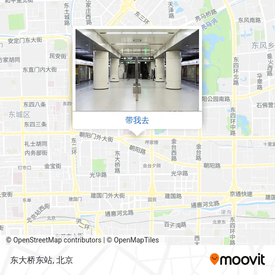 东大桥东站地图
