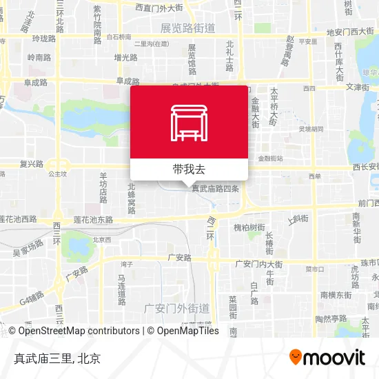 真武庙三里地图