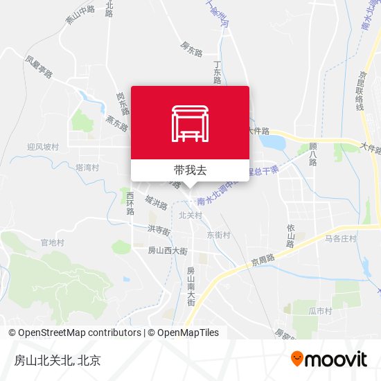 房山北关北地图