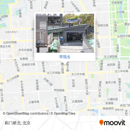 蓟门桥北地图